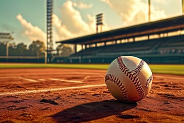 baseball on the field