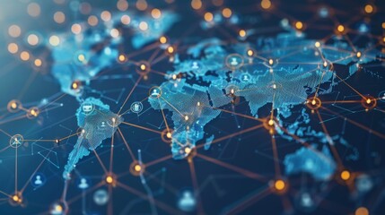 global network connectivity visualization