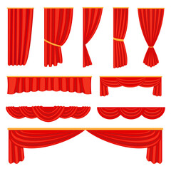 Theater Curtain Decoration Set