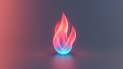 Sticker - Abstract Flame Illustration