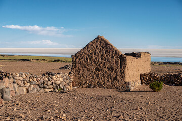 house ruins in desert