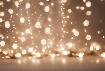 Wall Mural - lights shiny beautiful blur blurred christmas black abstract background bg blank bokeh white beauty