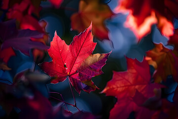 maple leaves in autumn