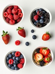 Sticker - Fruit bowl on white table