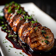 Wall Mural - grilled pork chops