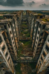 Canvas Print - Skyscraper Building with Windows