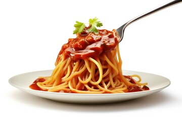 Canvas Print - Spaghetti pasta sauce food.