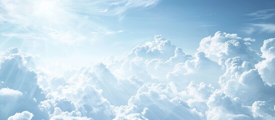 Poster - Cloudy sky with copy space image in the background