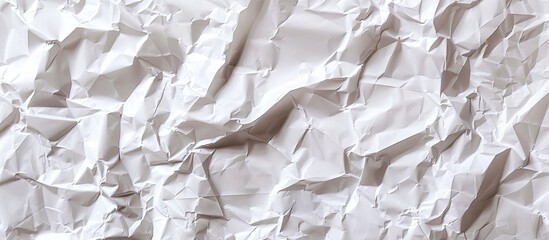 Aufkleber - Crumpled white paper providing copy space image
