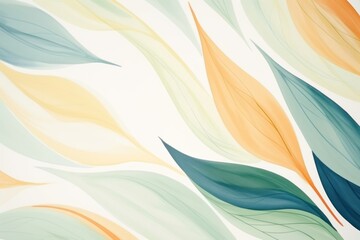 Wall Mural - Botanical backgrounds abstract pattern.