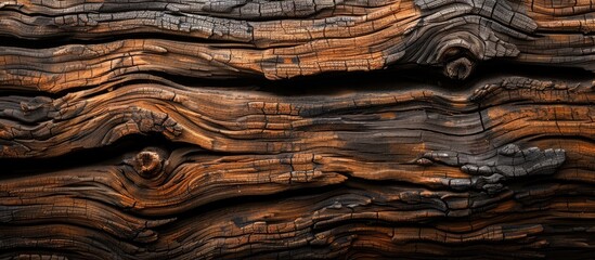 Aufkleber - Background with copy space image of aged dry wood