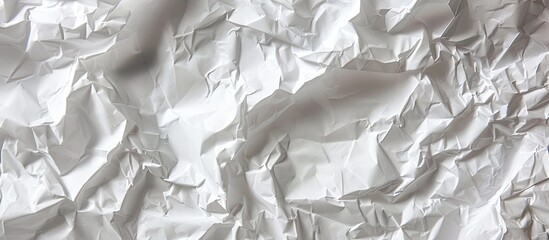 Aufkleber - Crumpled white paper providing copy space image