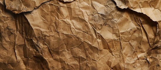 Leinwandbilder - An aged textured brown paper background ideal for crafting projects and with space to add images. Creative banner. Copyspace image