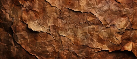 Poster - An aged textured brown paper background ideal for crafting projects and with space to add images. Creative banner. Copyspace image