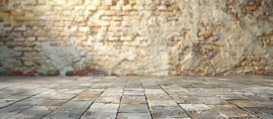 Aufkleber - Blurry background of the wall with copy space image