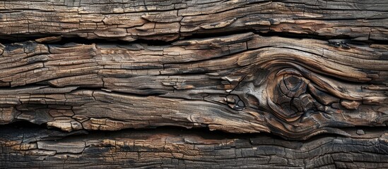 Aufkleber - Background with copy space image of aged dry wood
