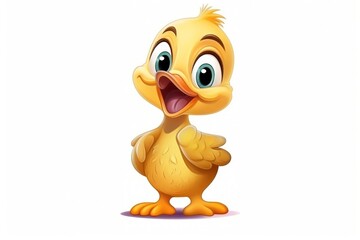 Poster - Cartoon animal duck bird.