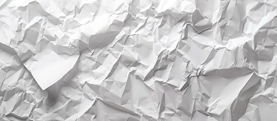 Aufkleber - Crumpled white paper providing copy space image