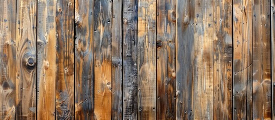 Aufkleber - Beautifully patterned wooden boards ideal as a background for design and presentations offering ample copy space image