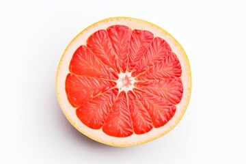 Canvas Print - Fresh vibrant juicy grapefruit slice