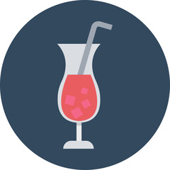 Sticker - Toasting vector icon in rounded style 