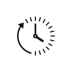 Wall Mural - clock countdown icon. time chronometer icon vector illustration