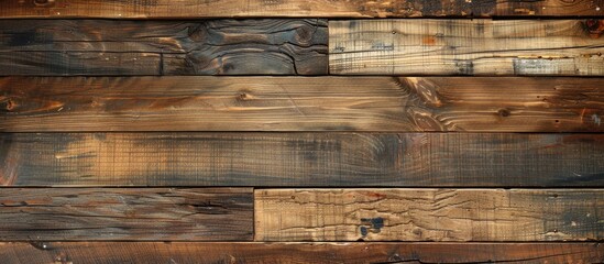 Poster - Antique wooden backdrop with copy space image