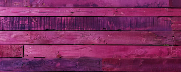 Wall Mural - Bold magenta wooden floors laid out horizontally, serving as a striking backdrop for website or wallpaper designs with extra space for incorporating text or graphic elements.