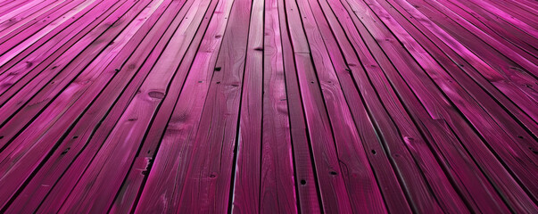 Wall Mural - Bold magenta wooden floors laid out horizontally, serving as a striking backdrop for website or wallpaper designs with extra space for incorporating text or graphic elements.