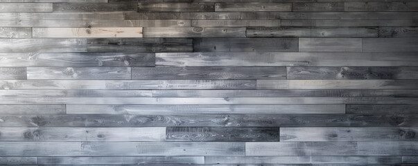 Wall Mural - Cool silver wooden floors arranged horizontally, providing a sleek and modern backdrop for website or wallpaper designs with ample room for text or graphic elements.
