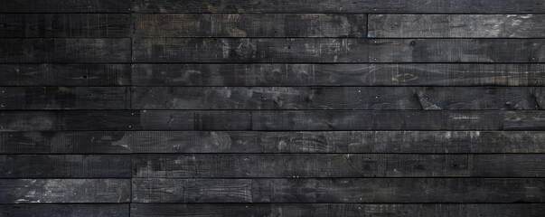 Wall Mural - Elegant black wooden floors laid out horizontally, serving as a sleek and modern backdrop for website or wallpaper designs with ample space for text or graphic elements.