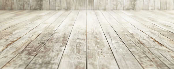 Wall Mural - Elegant cream wooden floors backdrop, creating a neutral and versatile background for your creative projects with plenty of space for text or graphic additions.