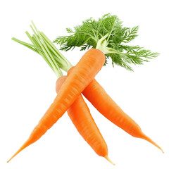 Carrot, vegetable isolated on transparent background