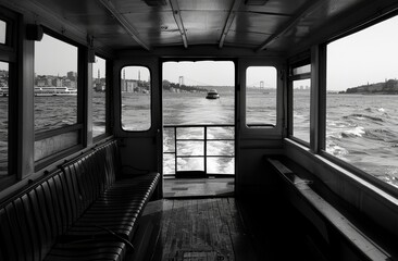 Boat trip on the Grand Canal in New York City, USA