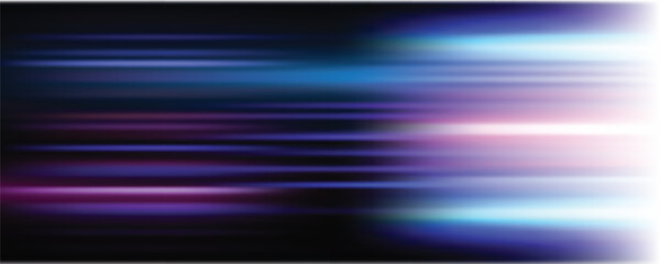 Abstract Motion blur red and blue lights background