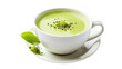 © YauheniyaA - one cup of hot matcha latte isolated on transparent