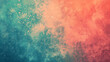 © Matthias - Abstract orange teal pink gradient grainy background with colorful noise texture for summer banner design