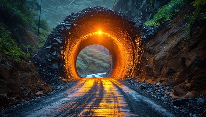 Canvas Print - Sky tunnel