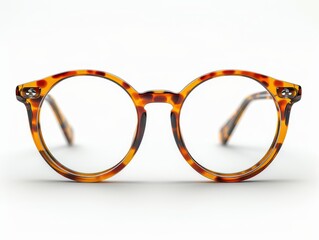 Clear Reading Glasses on Transparent Background for Vision and Clarity Concept