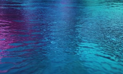 close-up of a body of water with a blue-green hue, possibly a lake or a pool.