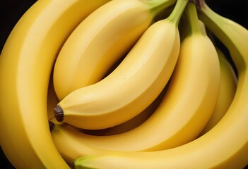 Canvas Print - tight macro shot banana