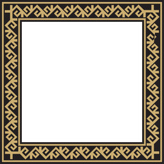 Wall Mural - 2875_5_Kazakh_square_frame.eps