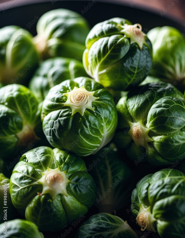 Ediably Sprouts Brussels sprout is Gemmifera cultivar group of cabbage Brassica ...