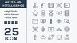 © Alpha - Artificial intelligence icon collection vector illustrator