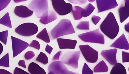 Wall Mural - backdrop shapes background white wallpaper modern art purple