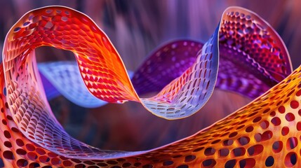 Intricate Metal Mesh Patterns: Detailed Close-Up Photo of Elegant Design