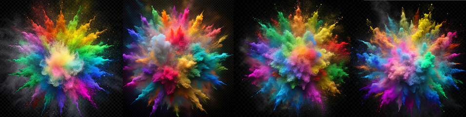 Wall Mural - colorful ink splash collection 