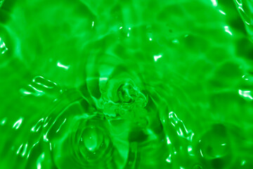 Wall Mural - the green water surface reflects light.