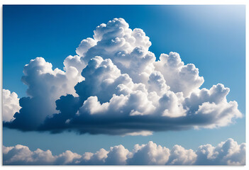 white cloud isolated white background high resolution high details vibrant