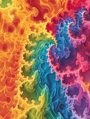 Wall Mural - abstract fractal background